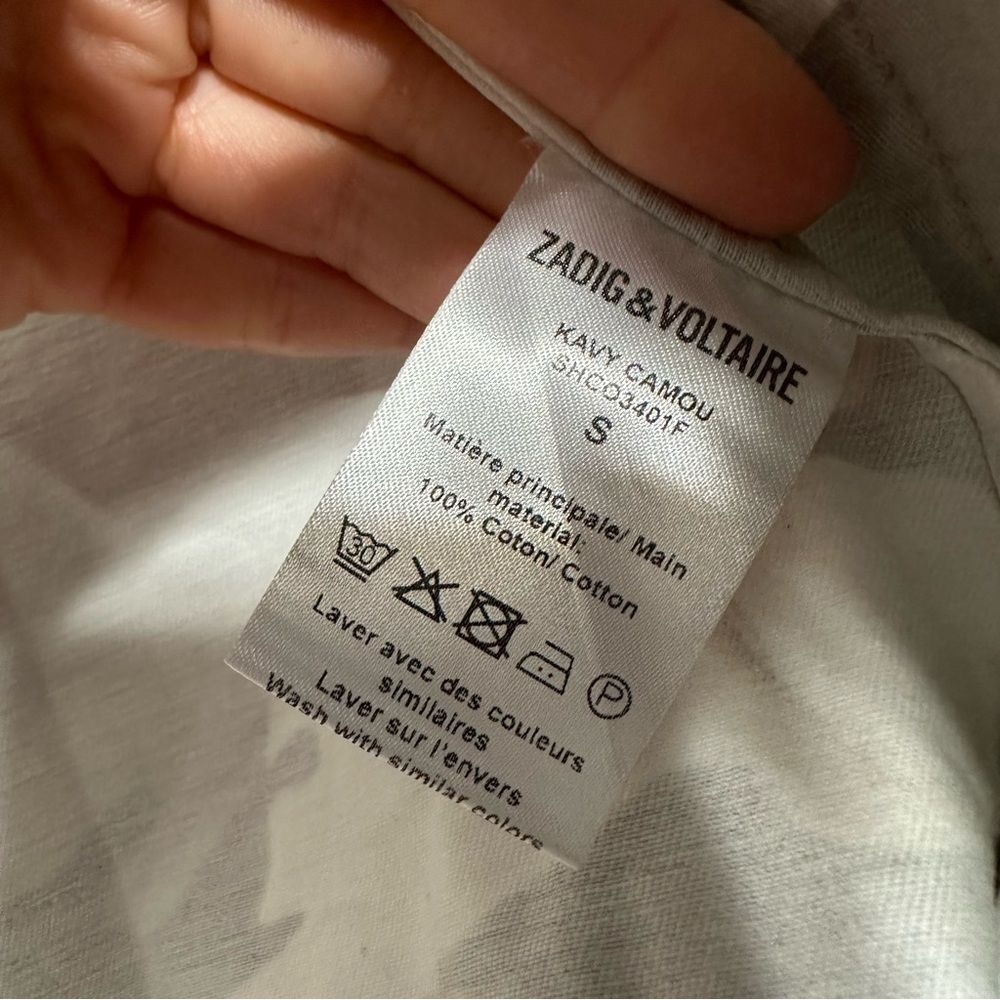 Zadig & Voltaire Kavy Camo Jacket NWT S Cargo Utility Grunge Gorpcore - Picture 14 of 16